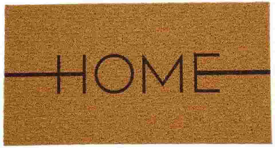 Capacho de Vinil Kapazi Home Bege 40x75cm – Tapete Para Entrada Antiderrapante