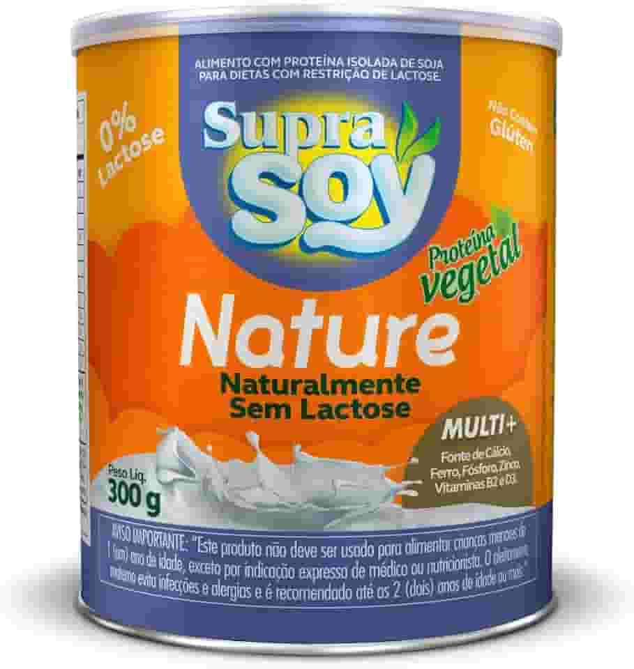 SUPRA SOY Alimento Em Pó Supra Soy Nature Naturalmente Sem Lactose - 300G