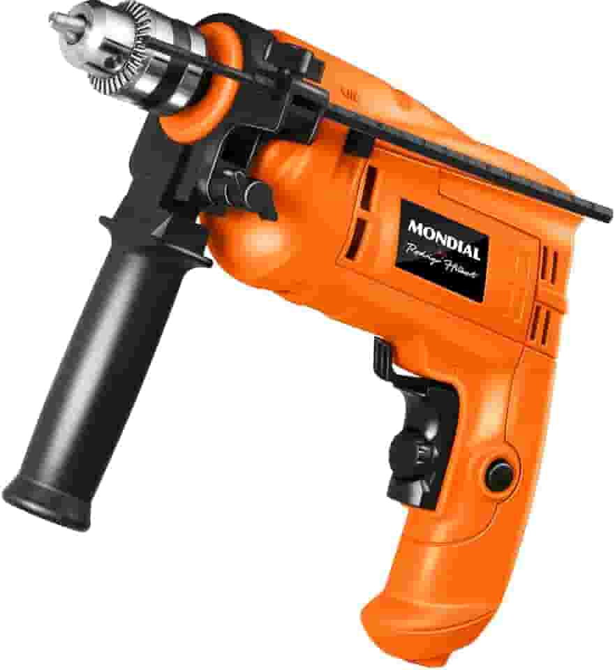 MONDIAL Furadeira de Impacto com maleta e 19 acessórios, Mondial, Laranja, 650W, 110V - FI-RH-01M