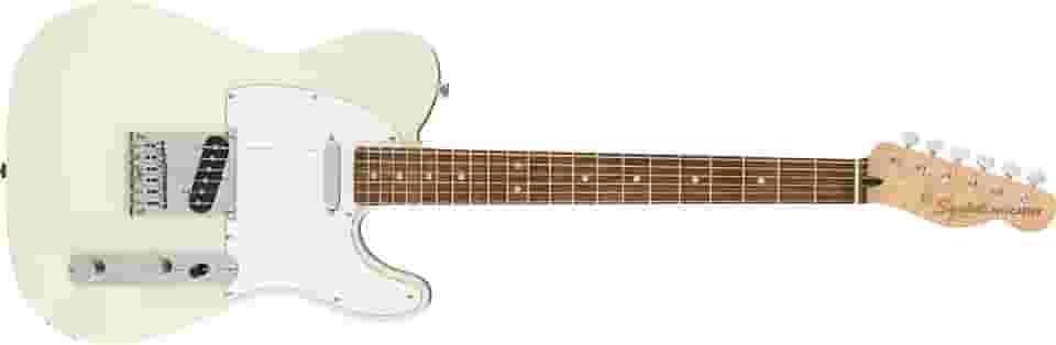 Guitarra Elétrica Fender Squier Affinity Series Telecaster, Branco Olímpico, Escala Laurel
