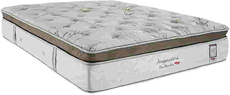 Colchão Casal Herval Imperatore Eco Bamboo, Molas Ensacadas, 34 x 138 x 188 cm