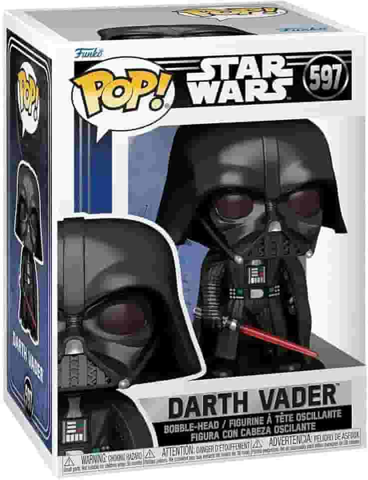 POP! STAR WARS - DARTH VADER - STAR WARS: EPISODIO IV UMA NOVA ESPERANÇA #597 – FUNKO