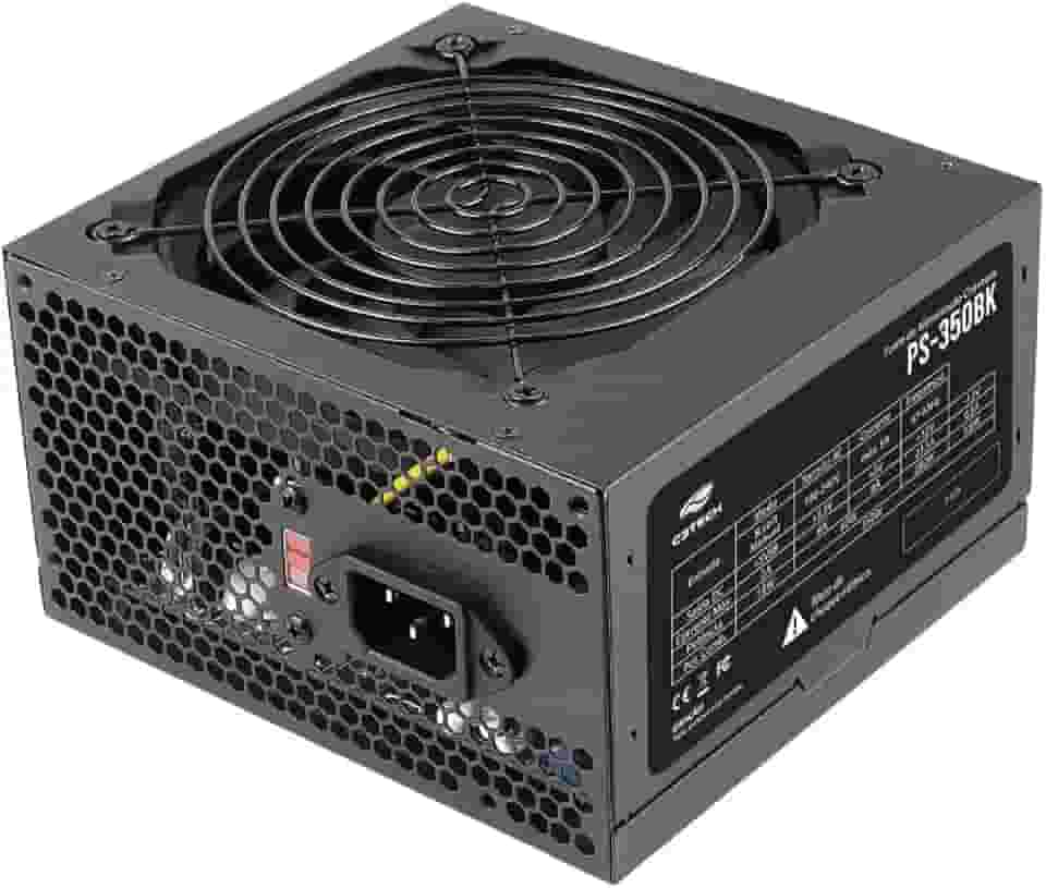 Fonte C3Tech PS-350BK, ATX, Bivolt 115/230V, Ventilador 120mm, Cabos Flat, Preta