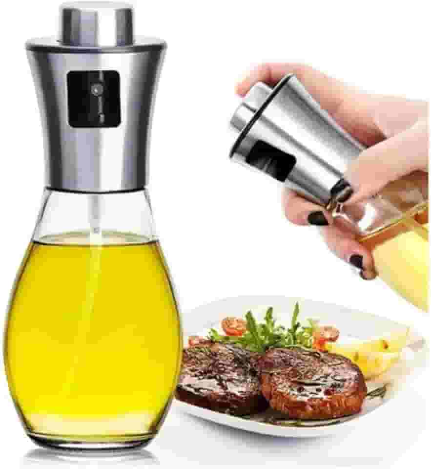 Spray Azeite Vinagre Óleo Borrifador Pulverizador Galheteiro Frasco Culinário Design Elegante Prático Econômico Saudável Versátil Multiuso 200 ml Premium