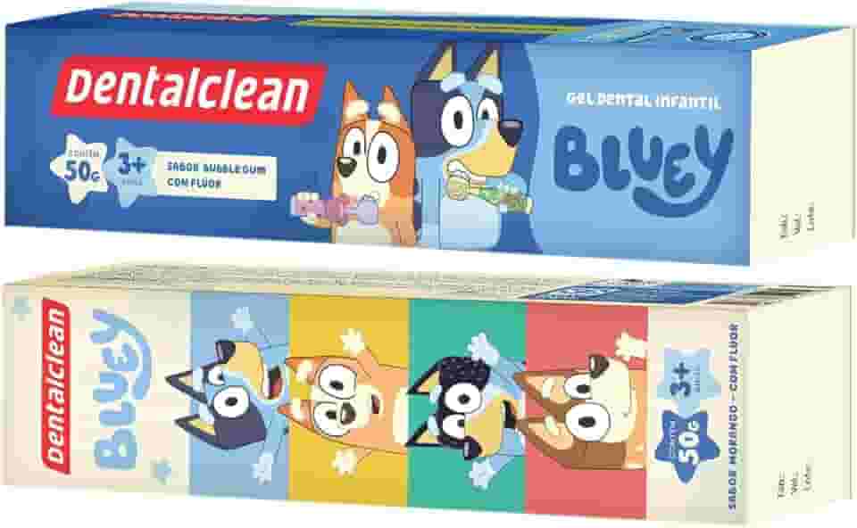 Dentalclean Gel com Flúor Bluey Infantil 50g