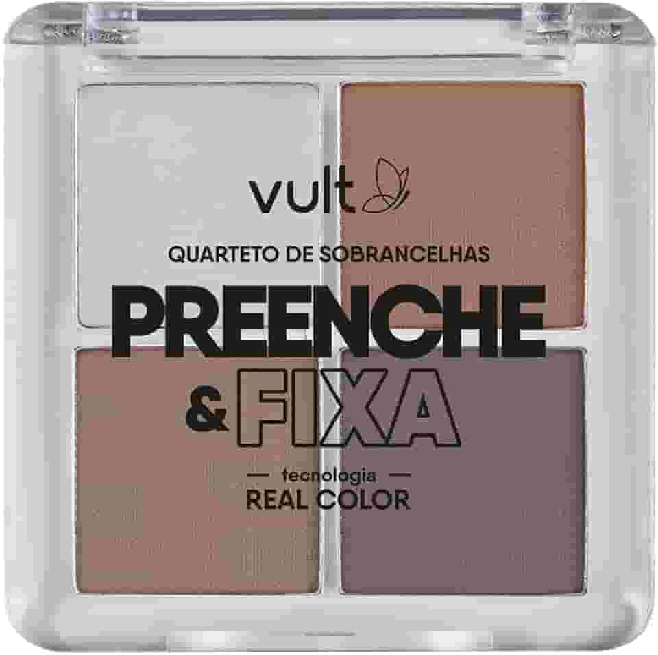 Vult Preenche & Fixa Quarteto de Sombras p/Sobrancelhas 5g
