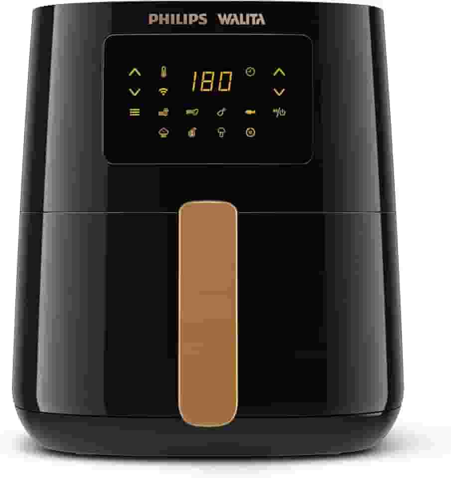 Fritadeira Airfryer Conectada c/Alexa, Philips Walita, 4.1L, Preta, 1400W, 220V - RI9255/80