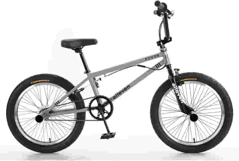 BICICLETA ARO 20 NEW FEVER BMX PRETO/CINZA