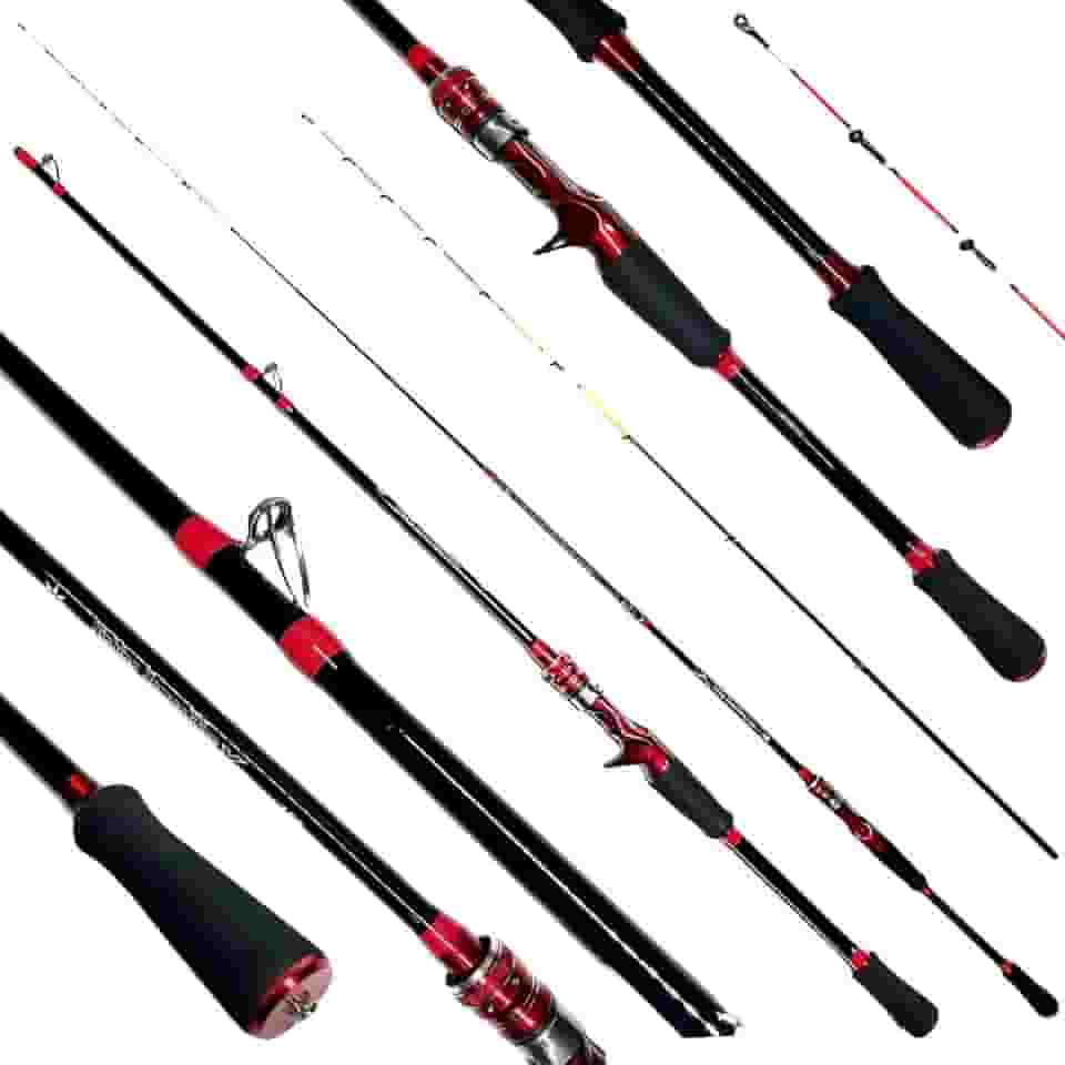 VARA PARA CARRETILHA ULTRALIGHT CMIK FISHING COMPETITION 1.80M VERMELHA - 2-6LB - 2 PARTES