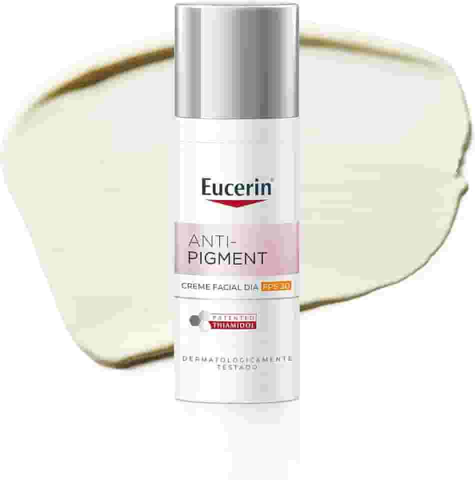 EUCERIN Creme Facial Antimanchas Dia FPS30 50ml, Anti-Pigment, Clareador, Thiamidol, Diurno