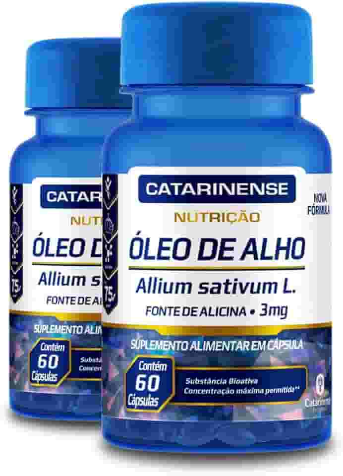 Kit 2 Óleo de Alho Catarinense 60 Cápsulas