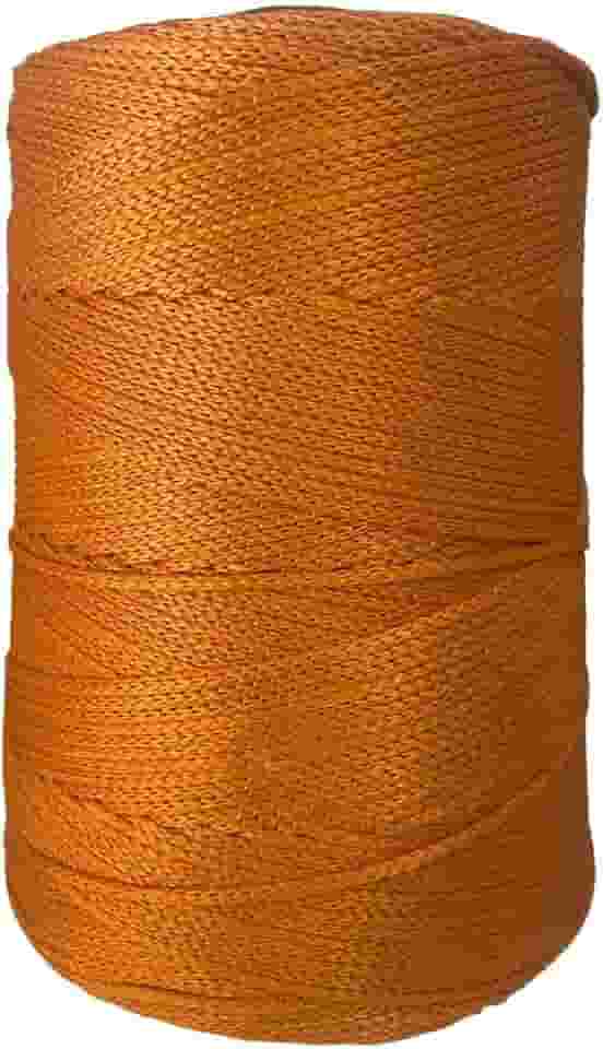 Fio nautico 500g 3mm 500m cores Linha Rabo rato bolsa corda cordão polipropileno croche trico cone (Cerâmica)