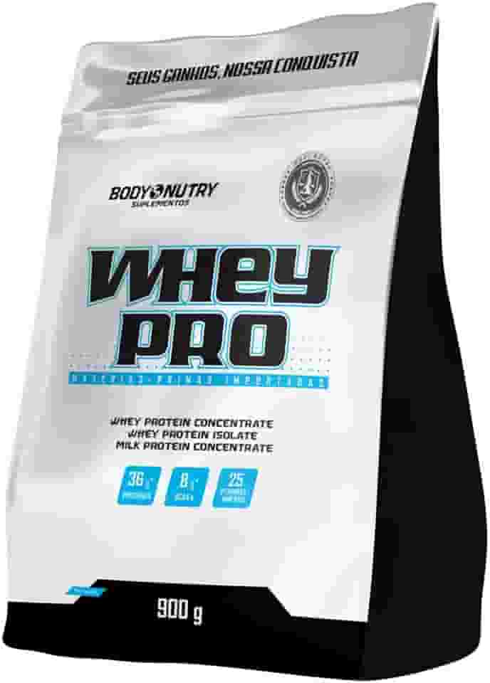 Whey Protein Concentrado Isolado Proteico Soro de Leite Refil 900g 36g Proteinas Em 2 Porções Diárias Vitaminas Minerais BCAA Suplemento Pó Fonte Proteínas Carboidratos - Body Nutry (Cookies & Cream)