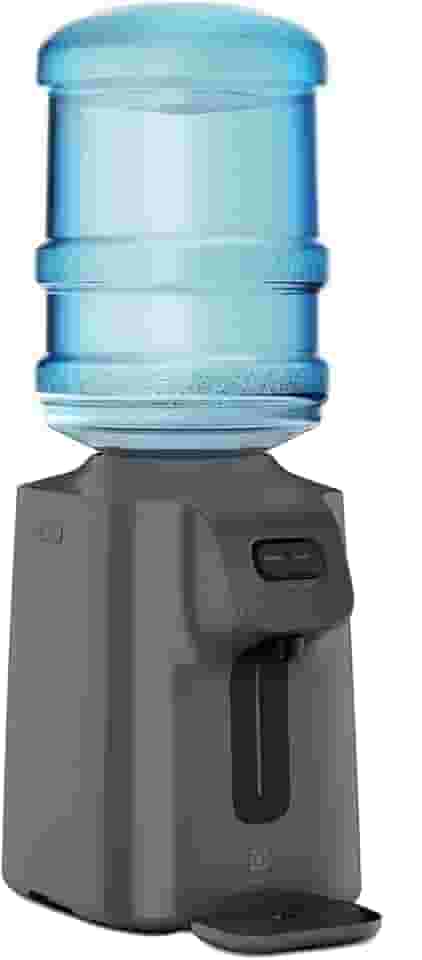 Electrolux Bebedouro bancada mesa de Água Gelada Fria e Natural Motor Compressor galão 10l ou 20l abertura perfurador de lacre garrafão cinza grafite BC01X 220V