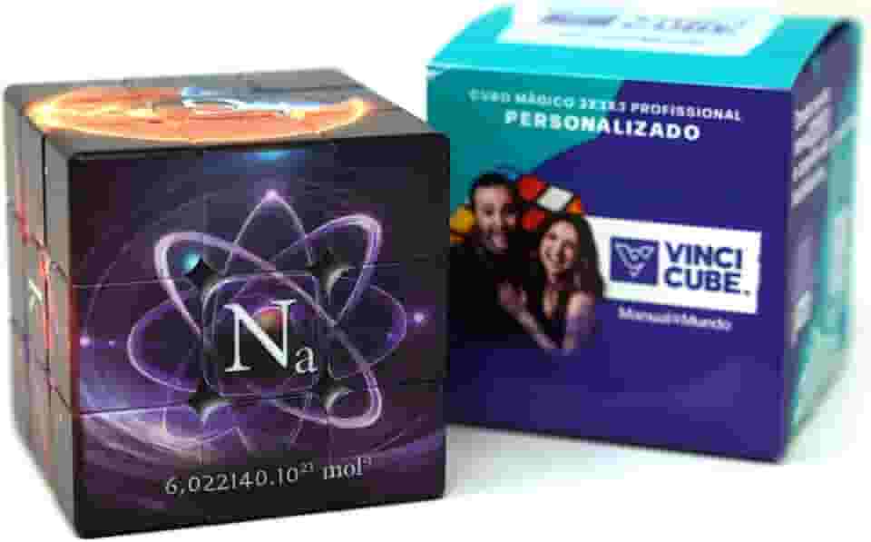 Cubo Mágico Manual do Mundo Constantes Físicas - Cubo Mágico Personalizado Profissional