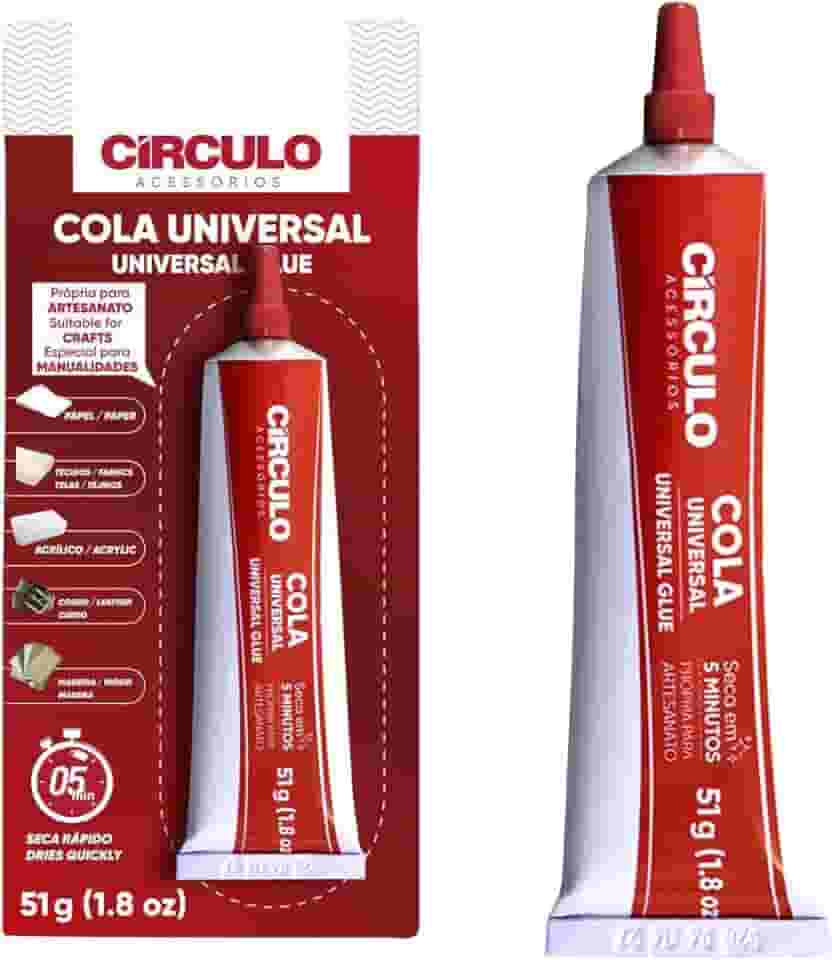Cola Instantânea Artesanato 51gr Bisnaga Secagem Rápida Transparente Prática Artesanato Scrapbooking, Costura Criativa, Decorações, Trabalhos em Papel, Madeira e Bijuterias