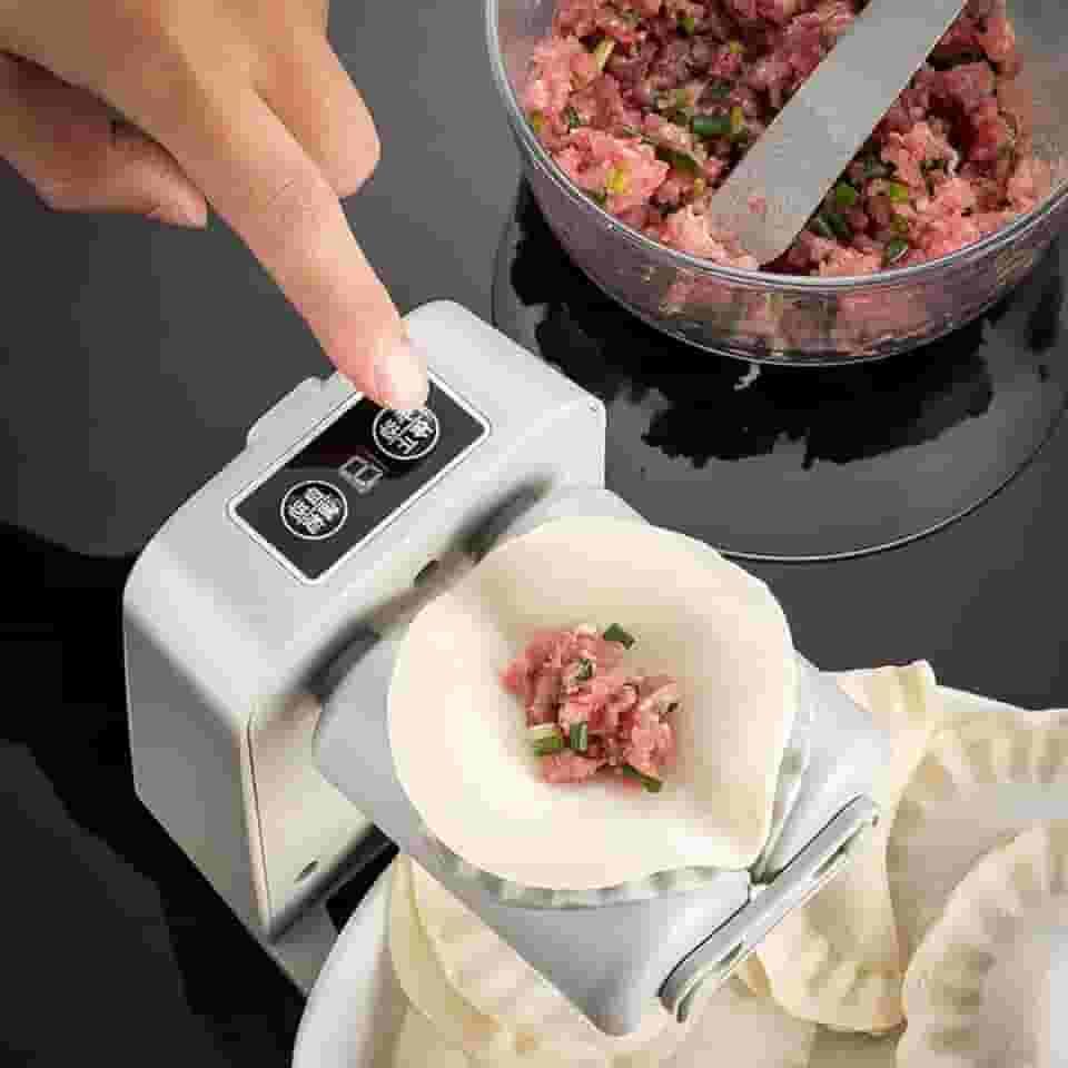 Máquina Elétrica de Fechar Pastel Salgadinho Ravióli Forma Automática