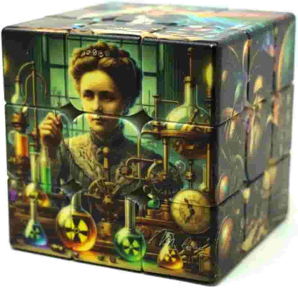 CUBO MÁGICO PROFISSIONAL - MANUAL DO MUNDO - VINCI CUBE CIENCIA RETRO (3x3x3)