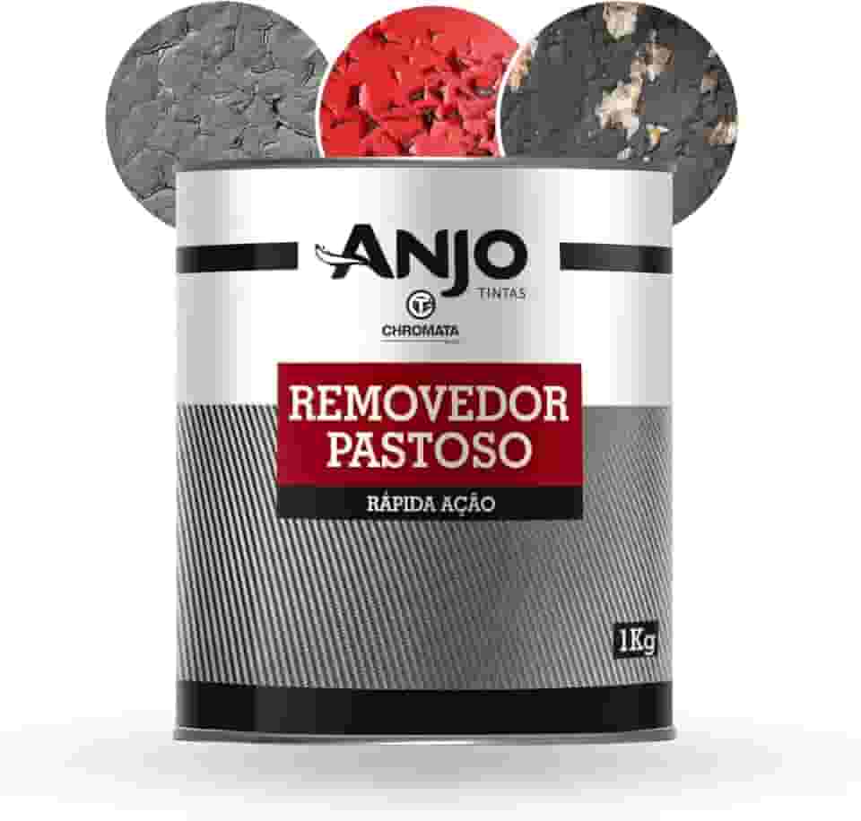 Anjo Removedor Pastoso 1kg, Removedor de Tinta, Verniz e Repintura, Ação Rápida para Diversas Superfícies