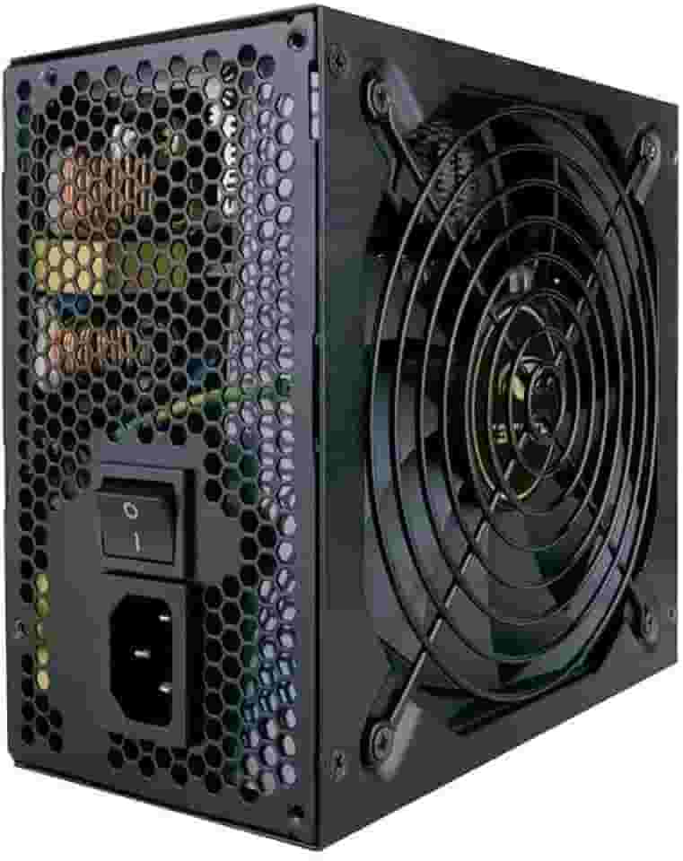 Fonte 600w C3Tech ATX Gamer PS-G600B Preto - Potência 600W Cooler 120mm Silêncioso Compatível com AMD/Intel Selo 80Plus Bronze Proteção contra Curto Circuito Bivolt Automáico 115/230V PFC Ativo