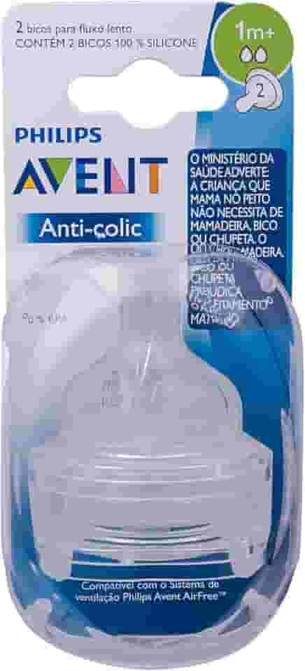 Bico Mamadeira Clássica Número 2, Philips Avent, Transparente, Tamanho 2