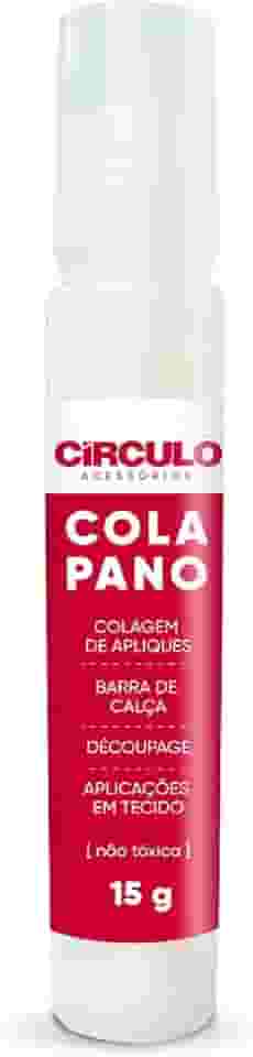 Cola de Pano Tecido 15g Círculo – Perfeita para Costura e Artesanato Fixação de Tecidos em Projetos de Patchwork e Quilting Secagem: em 72 horas