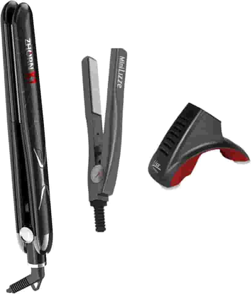 Prancha Chapinha Mini 200º Bivolt + Prancha Chapinha X1 Styler Zhorn 250º 220v + Suporte