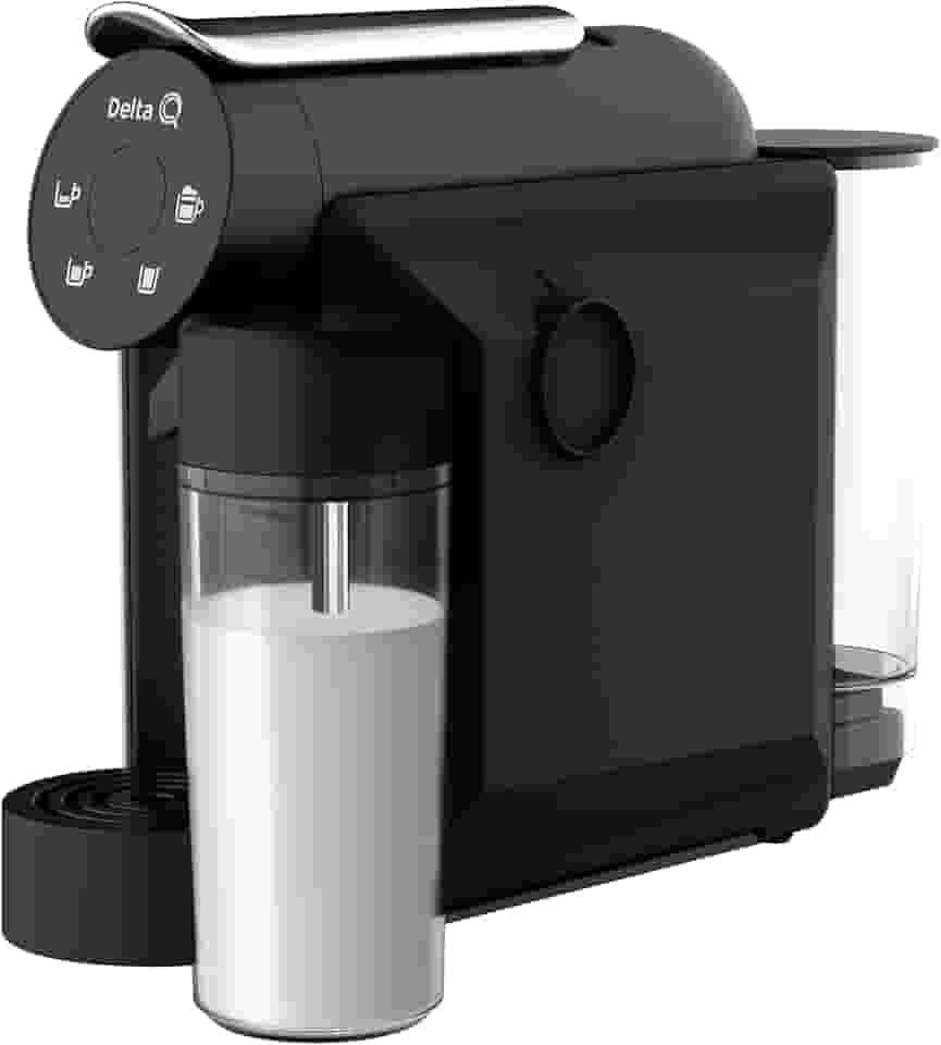 Cafeteira Espresso Cappuccino Mini Mikqool Preta, 127V Delta Q