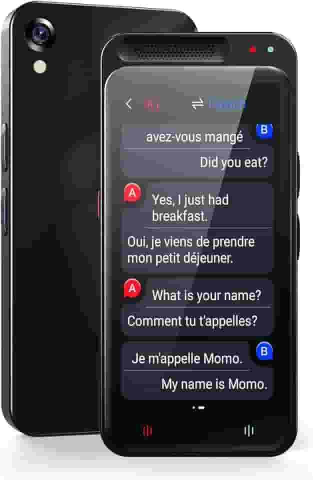 Dispositivo tradutor de idiomas, dispositivo tradutor instantâneo bidirecional portátil em tempo real de alta precisão, 138 idiomas online/offline/voz/texto/tradução de fotos para viagens e
