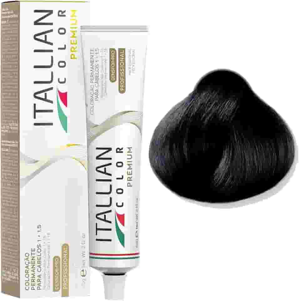 Itallian Hairtech - Color Ic Premium Preto Azulado 2.1 60G 2022
