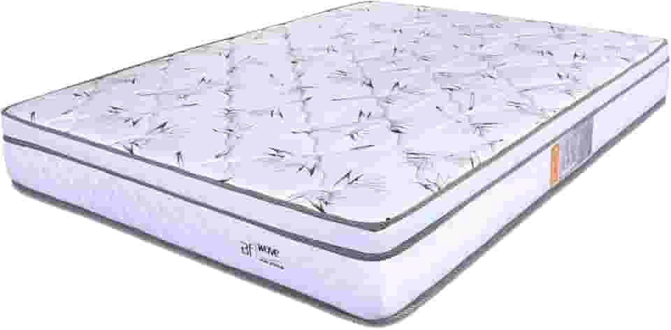 Colchão Queen Molas Ensacadas Individualmente com Pillow Certificado 158x198x21cm - BF Colchões