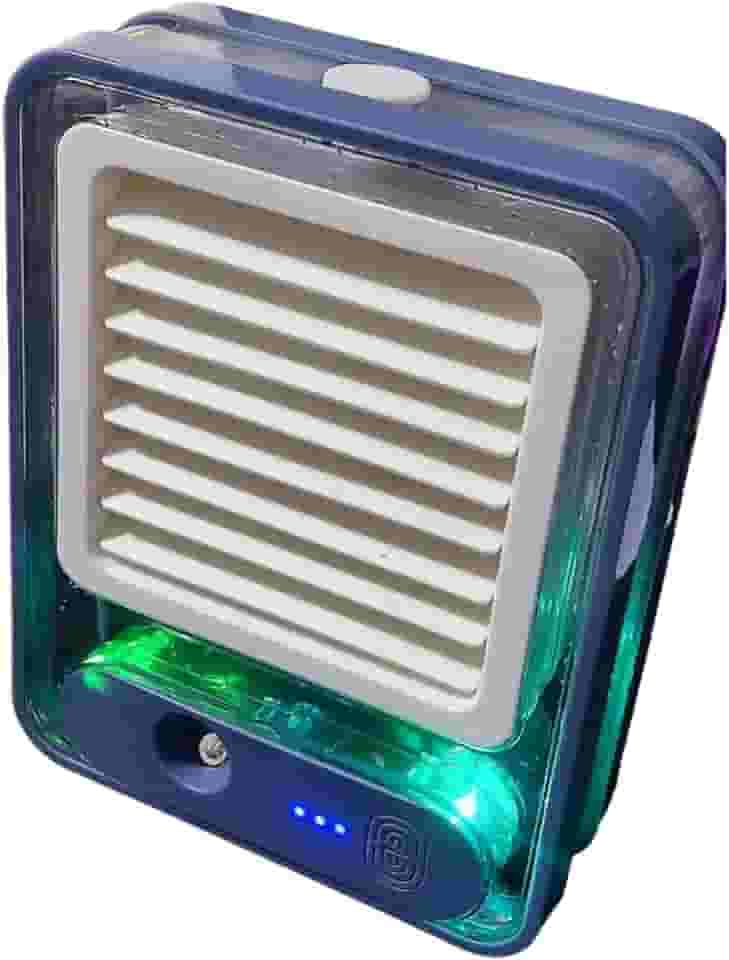 Mini Ar Condicionado Climatizador Portátil Umidificador ar Refrigerado Usb Bateria Recarregavel