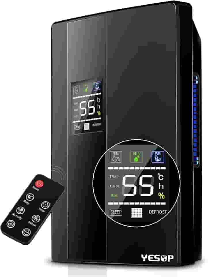 Yesop Desumidificador De Ar Ambiente Antimofo Desumidificadores 2000ml Bivolt 110v/220v