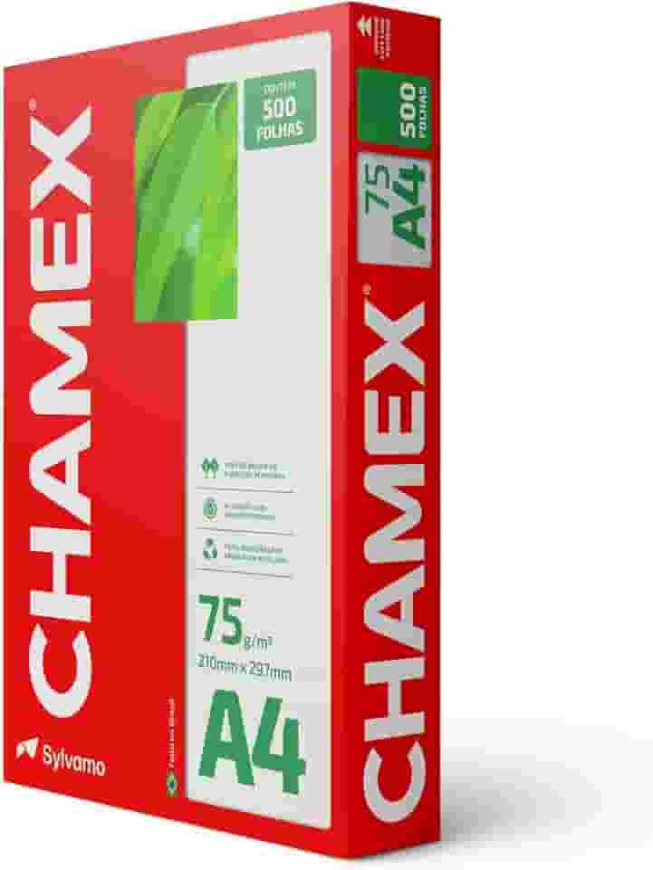 Chamex - Papel Sulfite, A4, 75g, 500 folhas