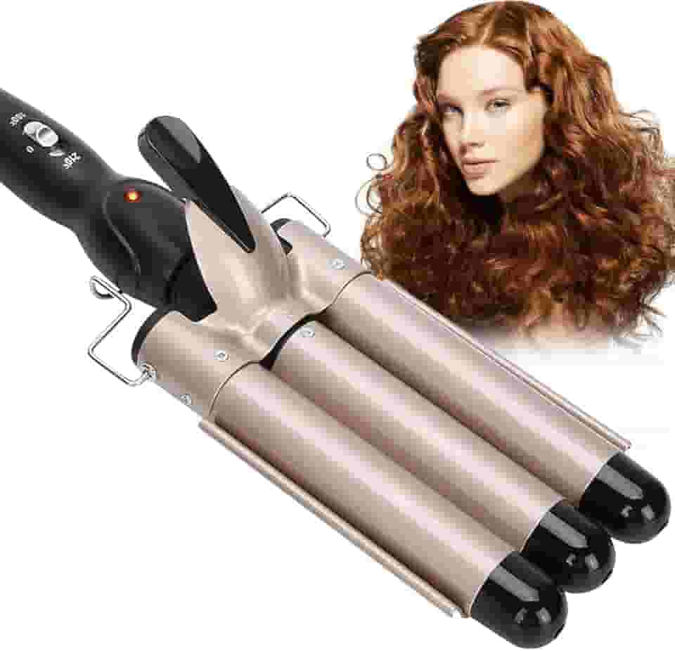 Triondas Cacheador Onyon Modelador De Cachos Grosso 25mm Ondulador (Dourado)