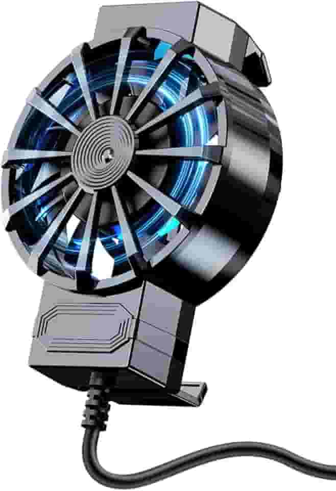 Radiador de celular, super energia eólica, luzes coloridas, radiador de resfriamento