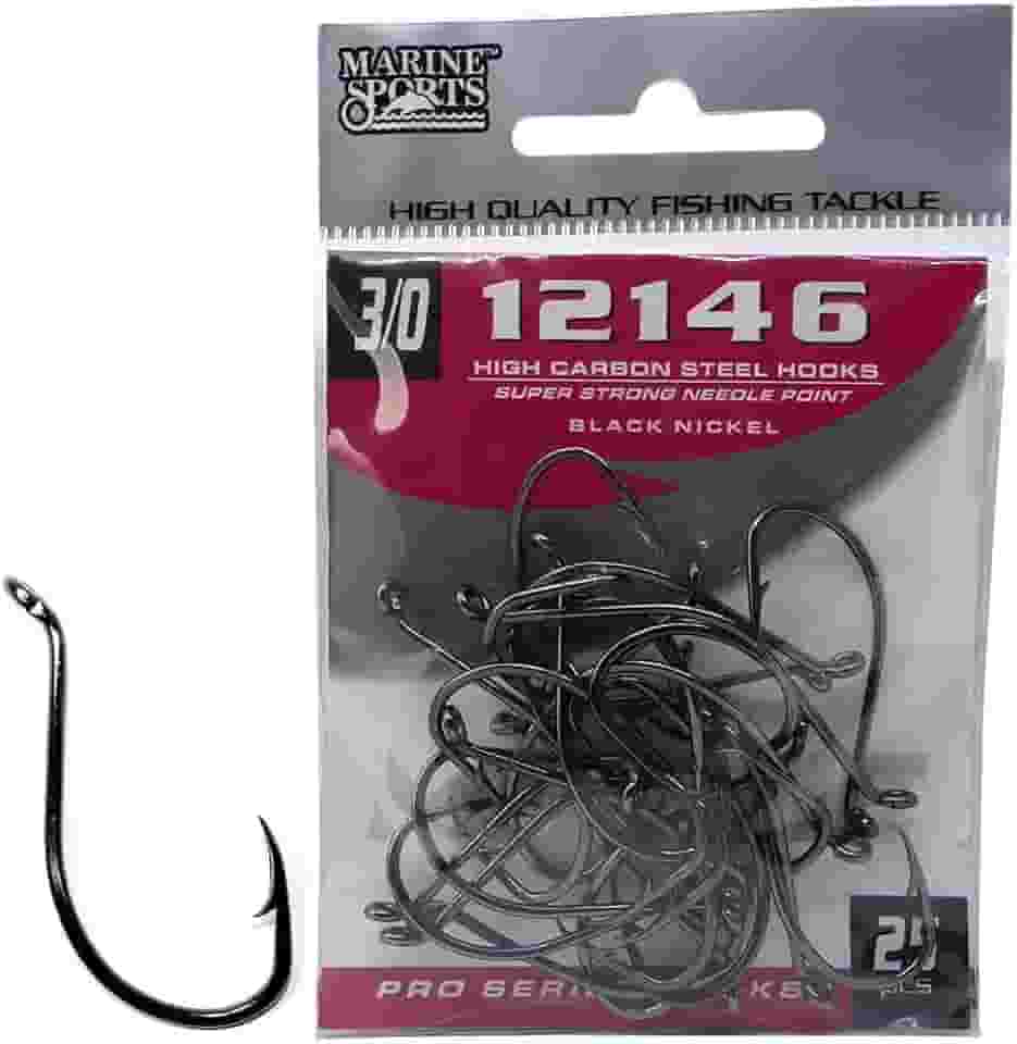 Anzol Marine Sports 12146 (N 3/0-25pçs) Níquel