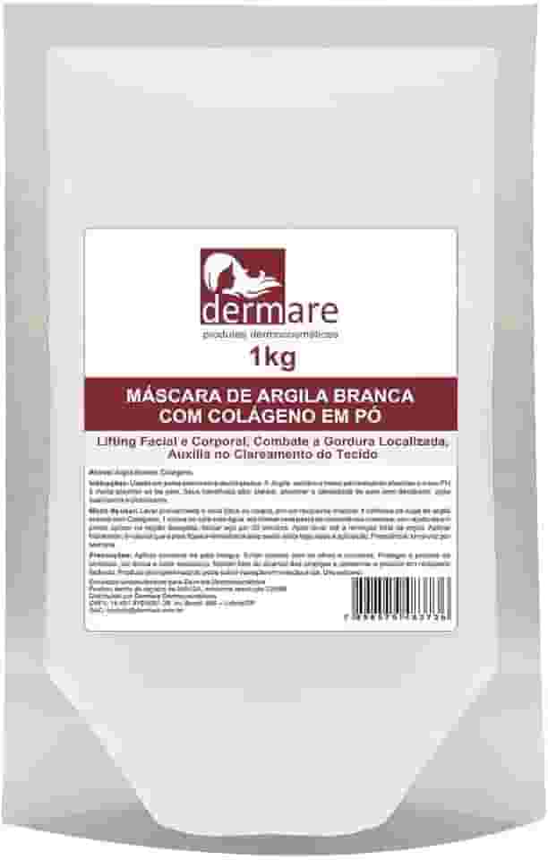 DERMARE Argila Branca Com Colageno Dermare