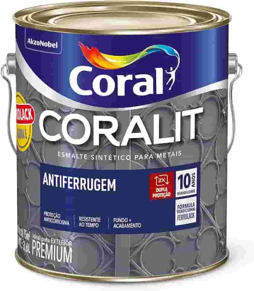 CORALIT ANTIFERRUGEM PLATINA 3,6L - CORAL