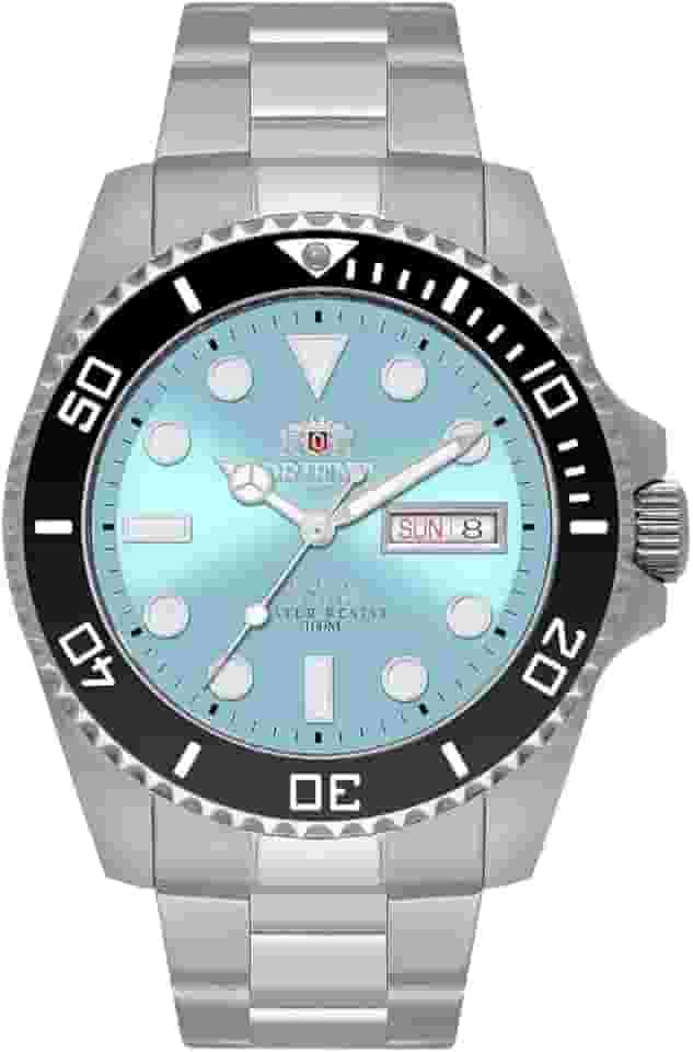 RELOGIO ORIENT AUTOMATICO AZUL METAL PRATA NH3SS010 A1SX