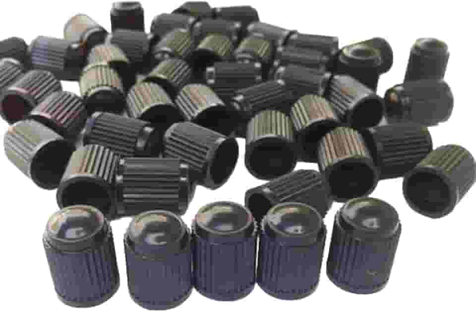 Kit 50 Tampinha Bico Pneu Moto Carro Bicicleta Bike Válvula - Tampa Plástica