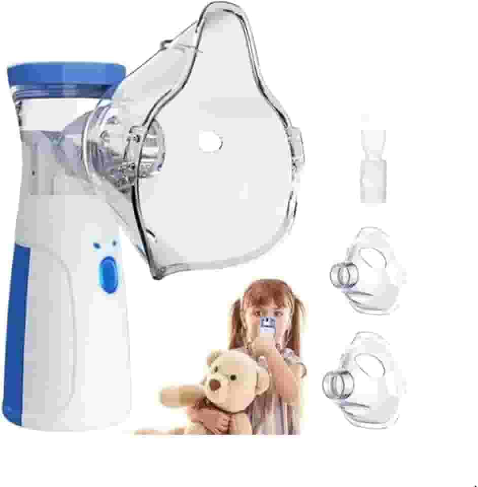 Inalador Ultrassônico Portátil – Nebulizador Silencioso e Recarregável para Crianças e Adultos, Alívio Rápido
