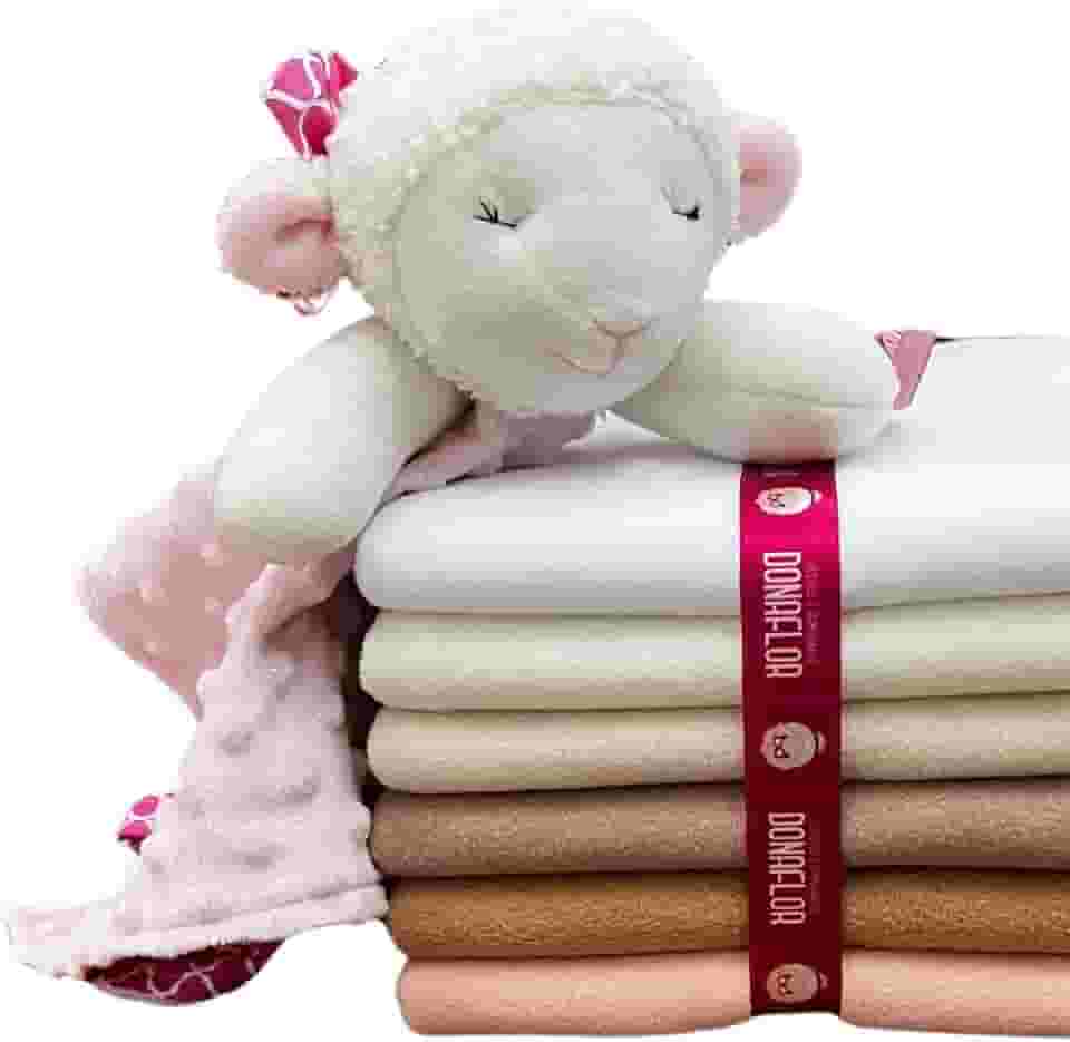 Tecido para Pele de Ursos, Naninhas e Mascotes em Microfibra Ultra Performance Tons Claros Hipoalérgico Anti-Pilling - 40x80cm cada