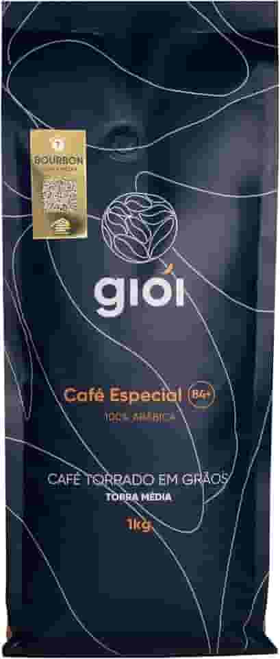 Giói Café Especial, 100% Arábica, Torrado, Em Grãos, 84+ (1kg, Bourbon)