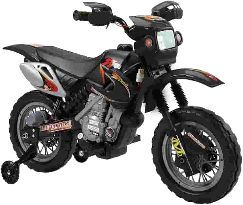 Bel - Moto Cross Trail Elétrica 6V Preta