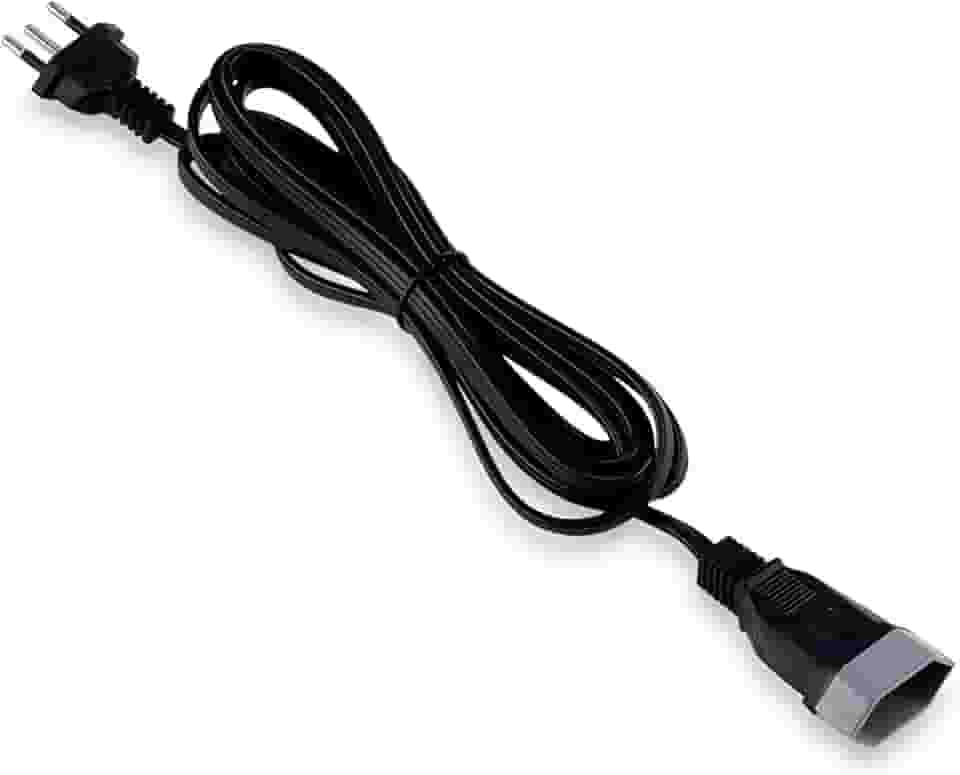 Force Line - Cordão Prolongador Tripolar 10A 3 Metros Bivolt Preto