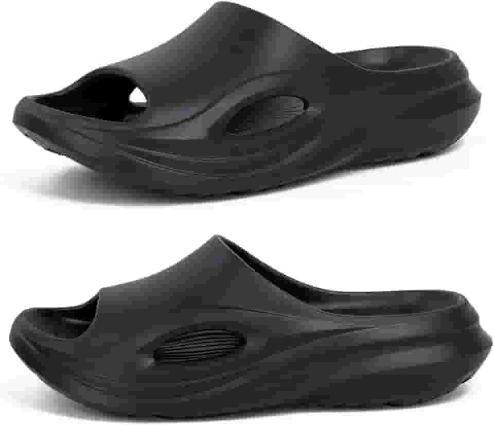 Novas sandálias masculinas, fascite plantar, almofada grossa, ortopédica masculina, chinelos atléticos, leves, confortáveis, antiderrapantes, sapatos macios de praia de verão