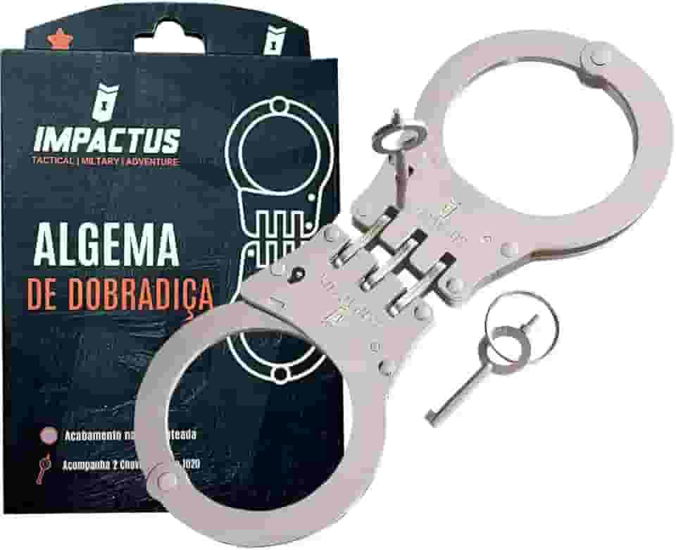 Algema Dobradiça Aço Carbono Aisi 1020 - Prateada