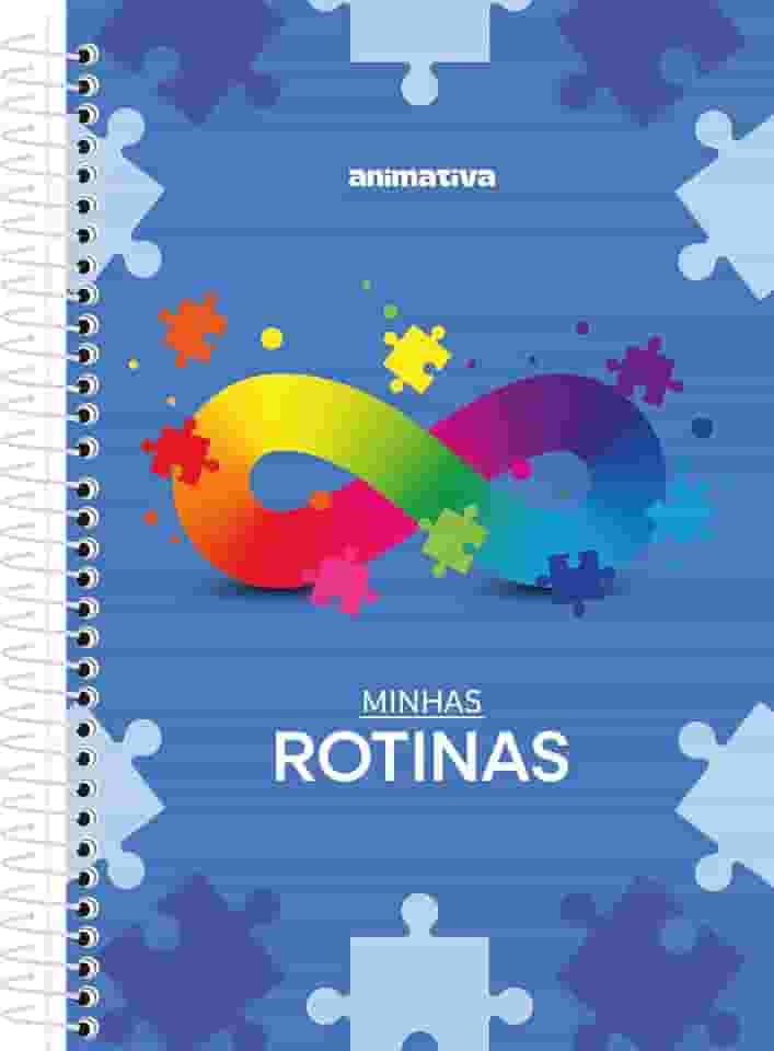 Caderno Espiral Minhas Rotinas 176 folhas ANIMAMENTE - Planner e Caderno para Pessoas Neurodivergentes, Foco e Produtividade