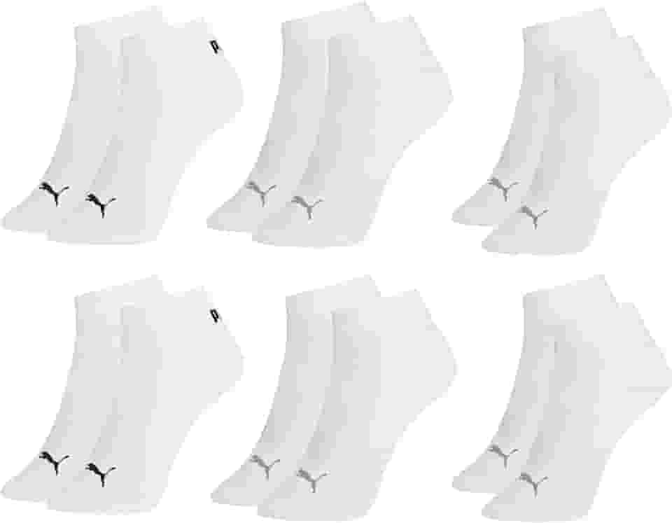 Kit 6 Pares Meia Puma Cano Curto Soquete Academia Everyday Esportiva Masculino Adulto Original